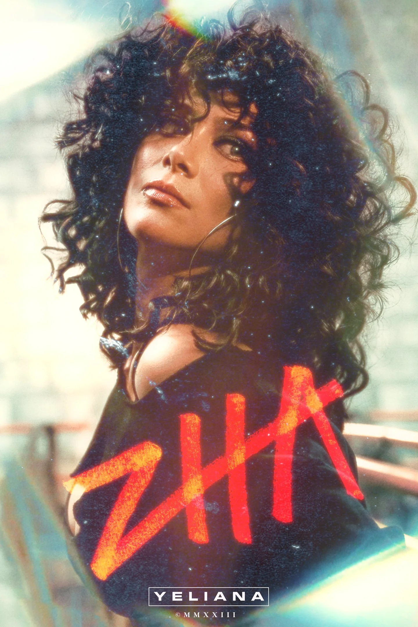 ZHA single promotional poster. Photography by Giorgio DelVecchio.